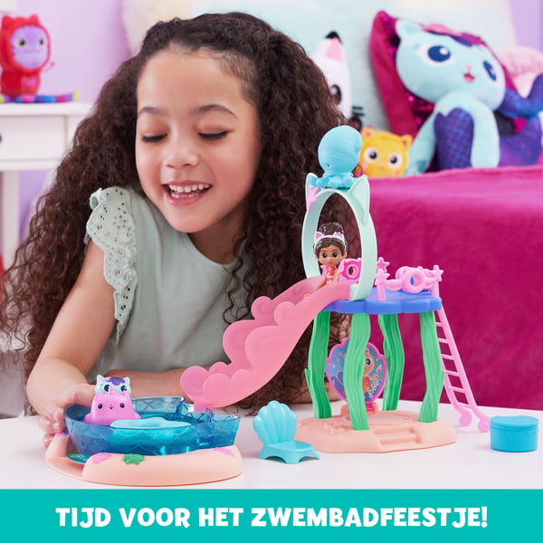 Gabby''s Dollhouse Purr-ific Pool Playset, Action/Eventyr, 3 År, Flerfarvet