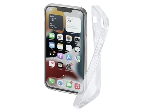 Hama Crystal Clear, Suojus, Apple, iPhone 14 Plus, 17 cm (6.7"), Läpinäkyvä