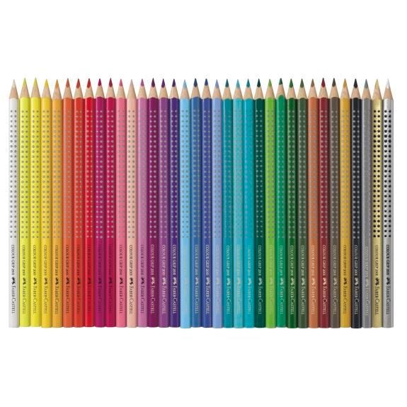 Faber-Castell Color Grip 2001 vesivärikynät, 36 eri väriä peltirasiassa