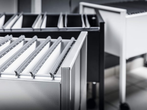 Durable Economy Suspension File Trolley 80 A4, 1 hyller, Sølv, 655 mm, 368 mm, 592 mm