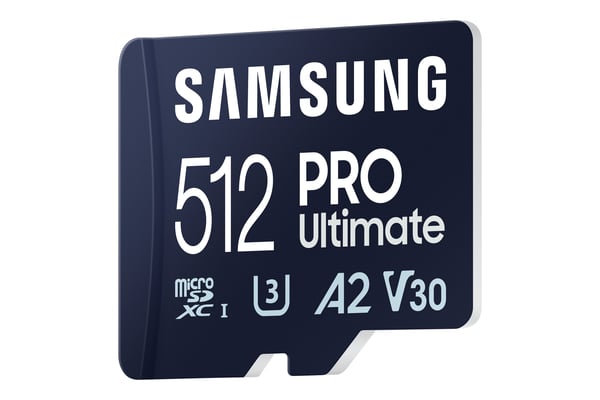 Samsung PRO Ultimate MB-MY512SA - Flashminnekort (SD-adapter inkludert) - 512 GB - A2 / Video Class V30 / UHS-I U3 - microSDXC UHS-I - blå