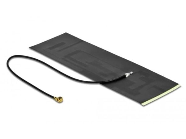 Delock - Antenne - 95 cm - plate - Smart Home - 0.42 - 5 dBi - rundtstrålende - innendørs, klebemontering - svart