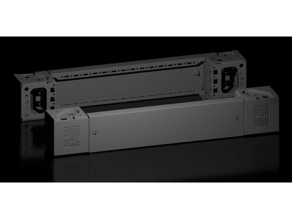 Rittal VX 8660.002, Kulmakappale, Terästä, musta, 2 kpl, 4,22 kg