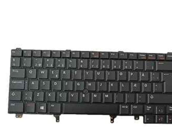 DELL 7T441, Näppäimistö, Tanska, Taustavalaistu näppäimistö, DELL, Precision M6700, M4700