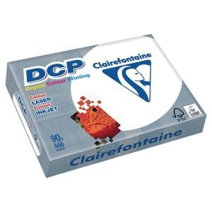 Clairefontaine DCP, Laser-/Inkjet-utskrift, A3 (297x420 mm), Satin, 500 ark, 90 g/m², Hvit