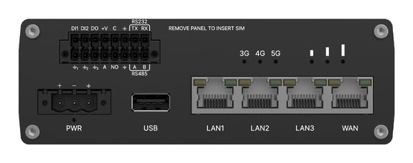 Teltonika RUTM55 industriell 5G-router, Wi-Fi 5