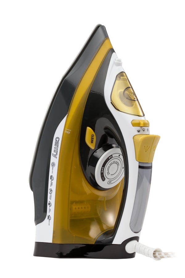 Camry Premium CR 5029, Ångstrykjärn, Svart, Gul, 2400 W, 220-240 V, 50 - 60 hz, 320 mm