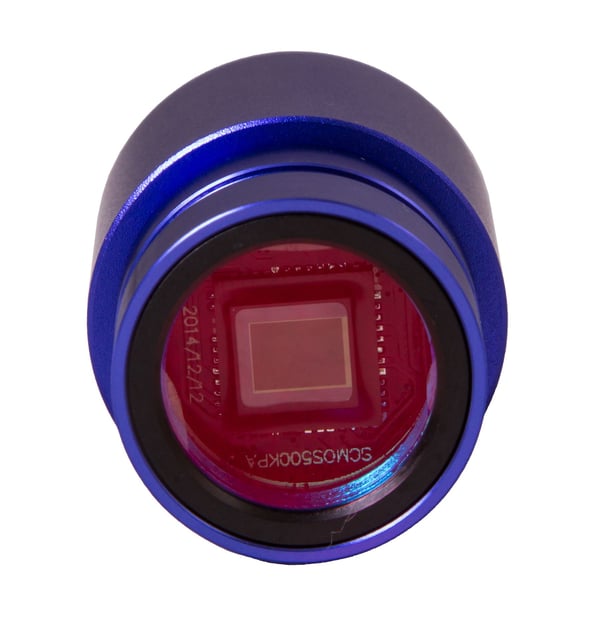 Levenhuk M500 BASE, 5 MP, CMOS, Sininen, Metalli, 1/2.5", 2592 x 1944 pikseliä