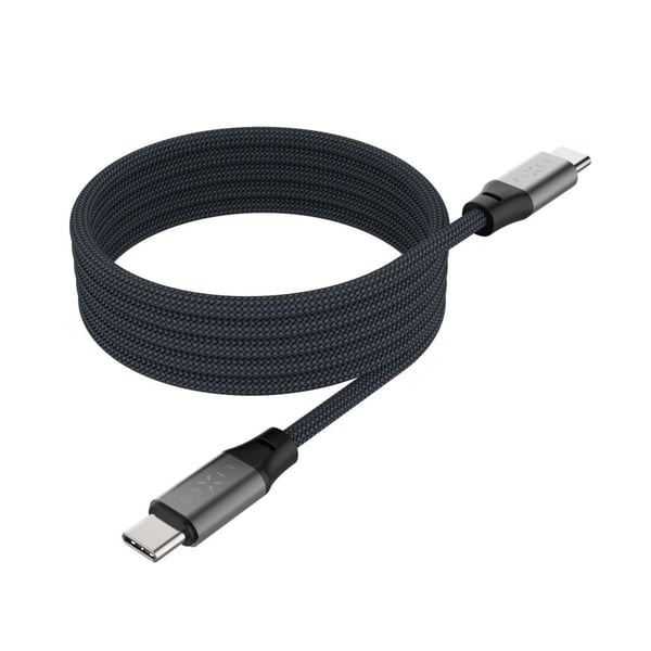 FIXED - USB-kabel - USB-C (hane) till USB-C (hane) - USB 2.0 - 1.2 m - stöd för strömleverans på upp till 240 W, Stöd för Power Delivery 3,1, magne...