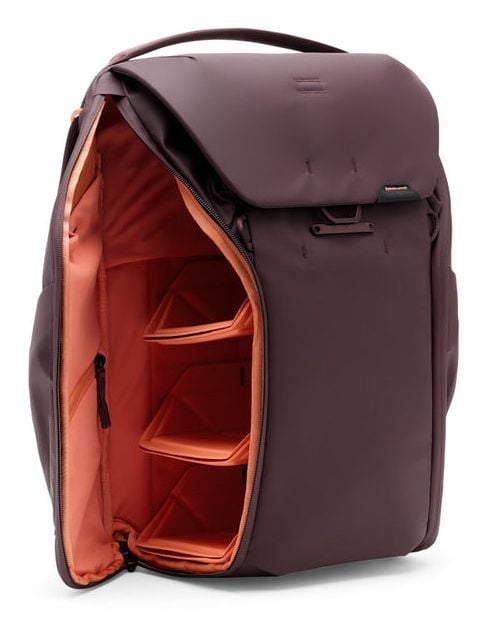Peak Design Everyday, Ryggsekk, Alle merker, Skulderstropp, Rom for bærbar PC, Burgundy
