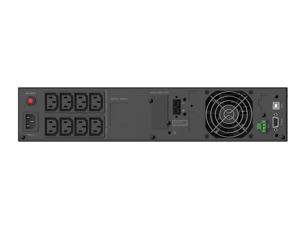 Conceptronic ZEUS51E2K, Taajuuden kaksoismuunnos (verkossa), 2 kVA, 2000 W, Sini, 220 V, 240 V