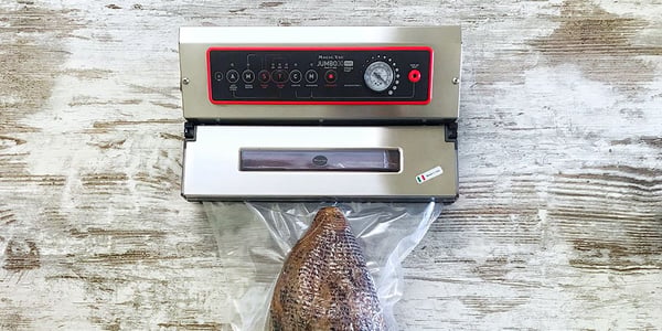 Magic Vac Jumbo 30evo, Ruostumaton teräs, 800 mbar, 130 W, 230 V, 50 Hz, 415 mm