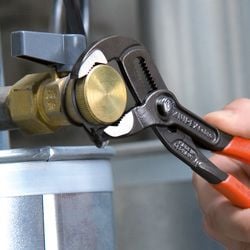 Knipex 87 02 250 T, Skrutang, 5 cm, 4,6 cm, Kromvanadiumstål, Plast, Blå, Rød