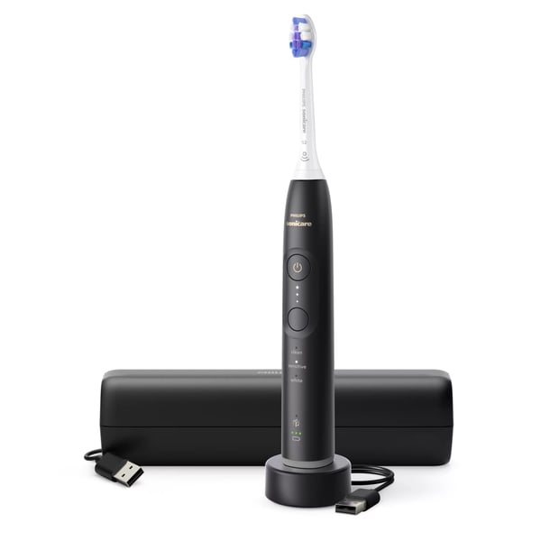 Philips Sonicare 6500 HX7411/02 elektrisk tannbørste, sensitiv, svart