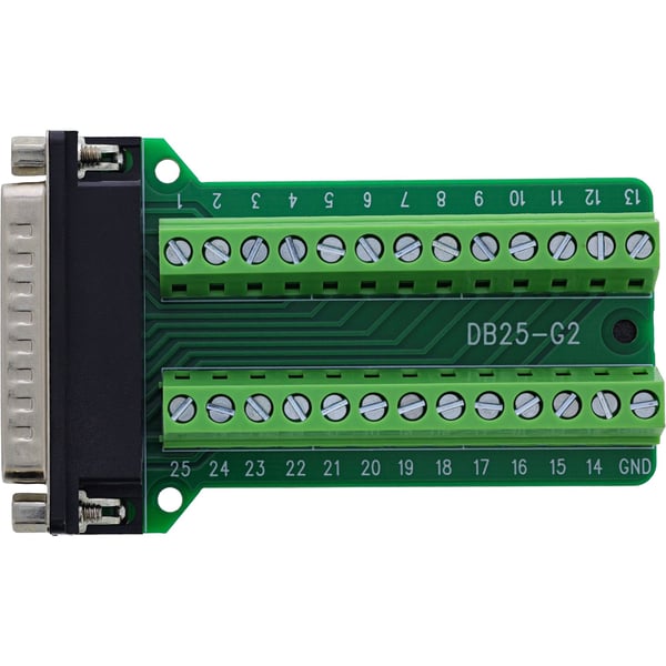 InLine D-Sub 25 kopplingsplint - kontaktdon - 2-radig - skruvplint (92502F)
