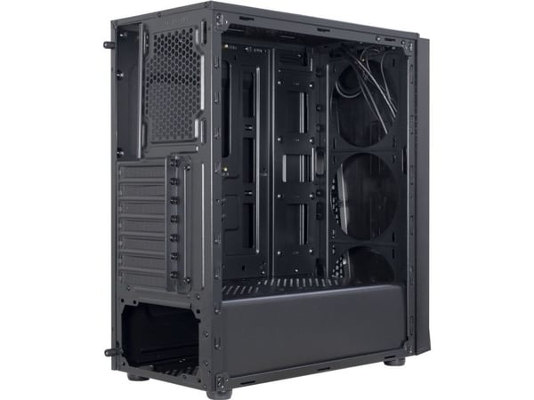 Inter-Tech T-11 TELEVEN - Tower - ATX - sidepanel med vindu (glass) - ingen strømforsyning - USB/lyd