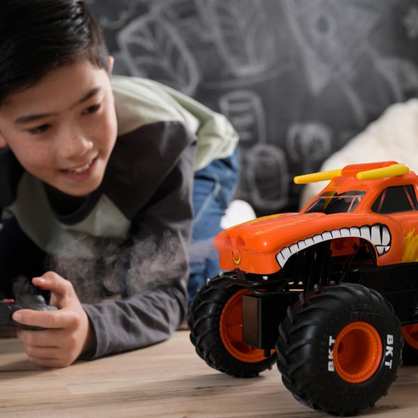 Spin Master Monster Jam El Toro Loco RC-monsteriauto 1:15, musta/oranssi