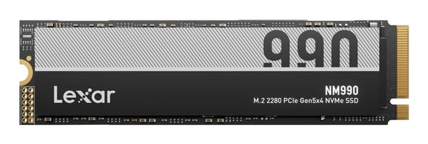 Lexar NM990 LNM990X004T-RNNNG SSD 4 TB M.2 2280 PCIe 5.0 x4 NVMe 14 000 MB/s