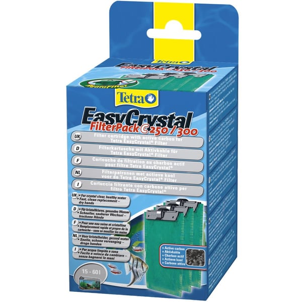 Tetra EasyCrystal Filterpack 250/300 - 3pcs. UDEN kulfilter