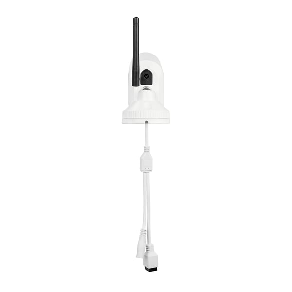 ABUS PPIC54520, IP-turvakamera, Ulkona, Langallinen & langaton, Seinä, Valkoinen, Kupoli