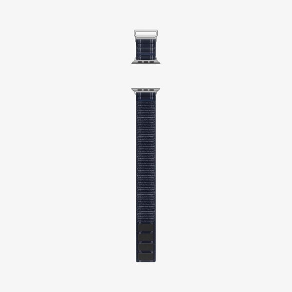 Spigen WBF0, Nauha, SmartWatch, laivastonsininen, Apple, Apple Watch (44/45mm), Apple Watch 10/11 (46mm), Apple Watch Ultra (49mm), Nylon