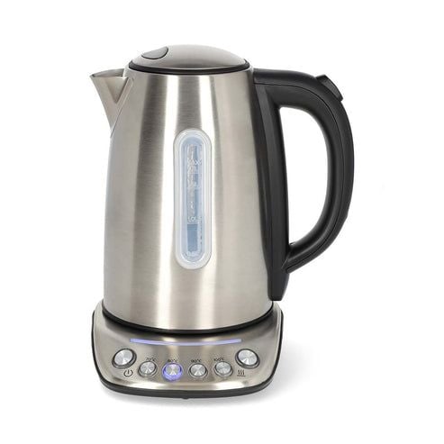 Nedis KAWK8000WIFI, 1,7 l, 2200 W, Rostfritt stål, Rostfritt stål, Justerbar termostat, Sladdlös