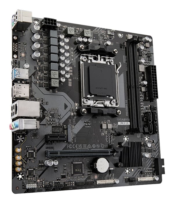 Gigabyte A620M H -emolevy, AMD A620, AM5, micro-ATX, DDR5