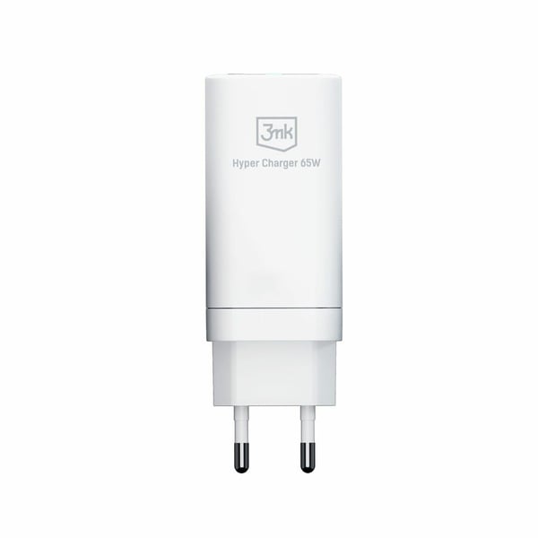 3MK Hyper Charger 65 W vegglader 2x USB-C + 1x USB-A, hvit