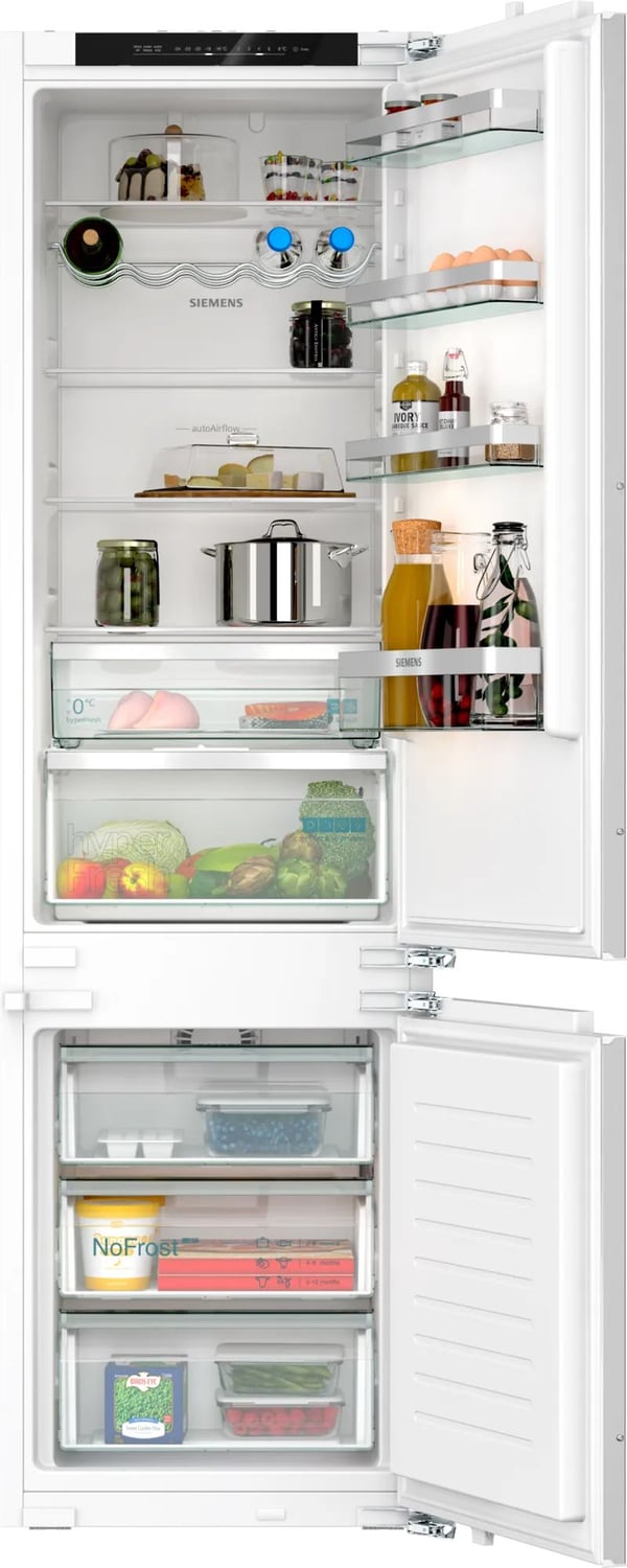 Siemens iQ300 KI96NVFD0 integrert kombiskap 290 L klasse D 56 cm