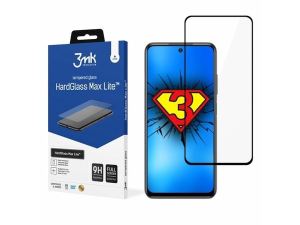3MK 3MK HG Max Lite Xiaomi Redmi Note 10 Pro musta/musta