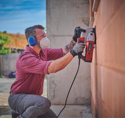 Einhell TE-MA 1700, Stein, Flis, Sort, Rød, 15 cm, 7000 RPM, 4 cm, 2,22 cm