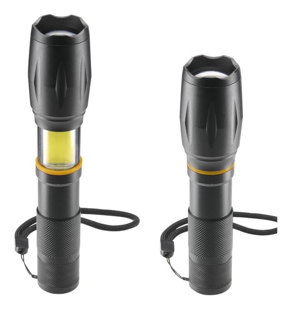 Hama W200, Ficklampa, Svart, Aluminium, LED, 1 lamp(or), 5 W