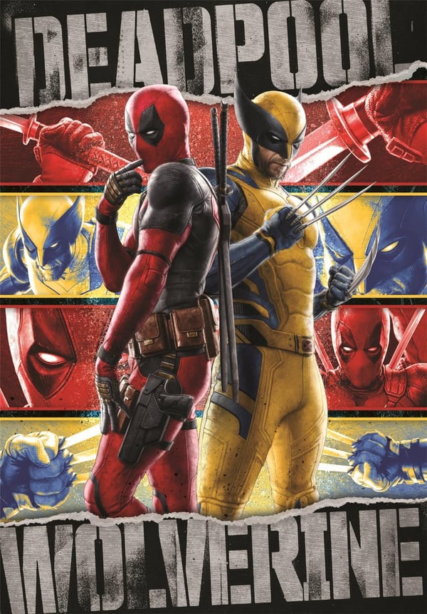 Clementoni Puslespil HQC Marvel Deadpool, 1000 brikker