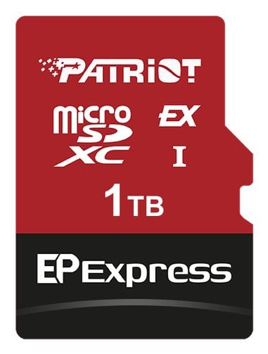 Patriot EP Series - Flashminnekort - 1 TB - Video Class V30 / UHS-I U3 / Class10 - microSDXC UHS-I