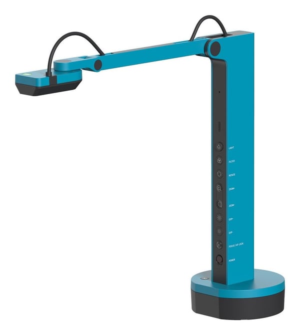 IPEVO DOK VZ-X USB/HDMI/WLAN 8MP Micro Light akku sininen - Asiakirjakamera - Dokumenttikamera