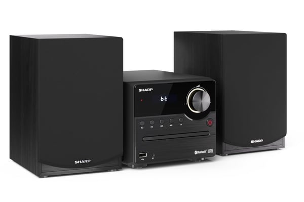 Sharp XL-B512 - Mikrosystem - 2 x 7.5 Watt - svart