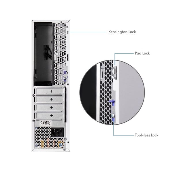 Chieftec BE-10W-300, Small Form Factor (SFF), PC, Vit, micro ATX, Mini-ITX, SGCC, Hem / Kontor