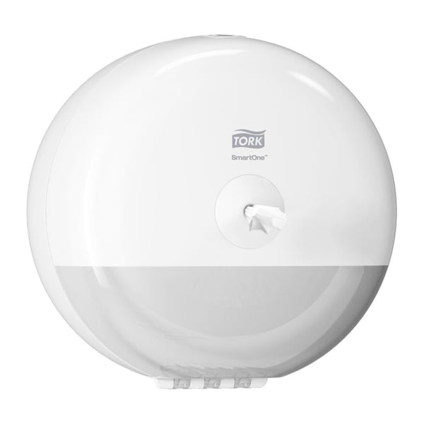 Dispenser Tork SmartOne® Mini hvit - for toalettpapir
