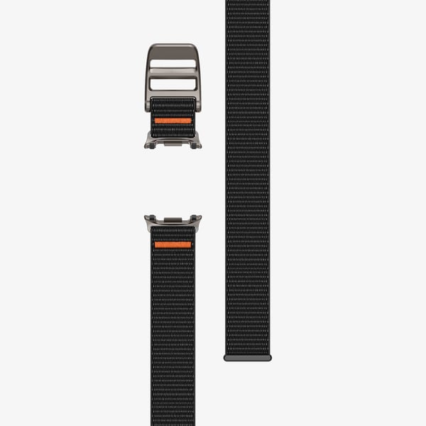 Spigen DuraPro Flex, Band, Smartwatch, Svart, Apple, Apple Watch Ultra 3 (49mm) Apple Watch Ultra 2 (49mm) Apple Watch Ultra (49mm), Tyg