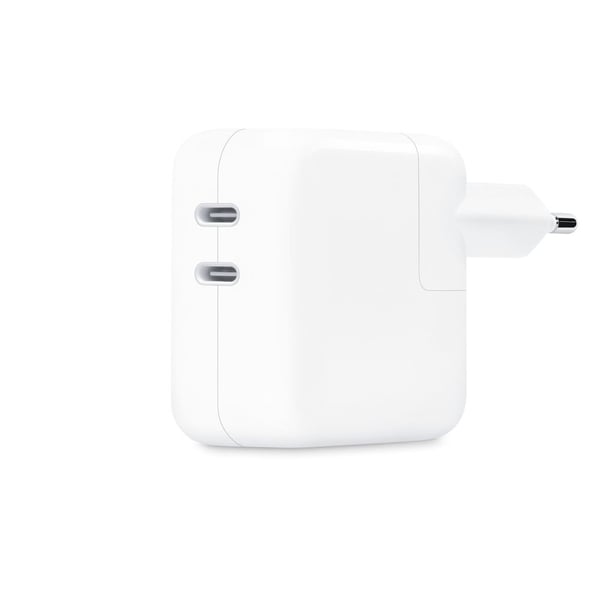 Apple - Strømadapter - 35 watt - 2 utgangskontakter (USB-C)