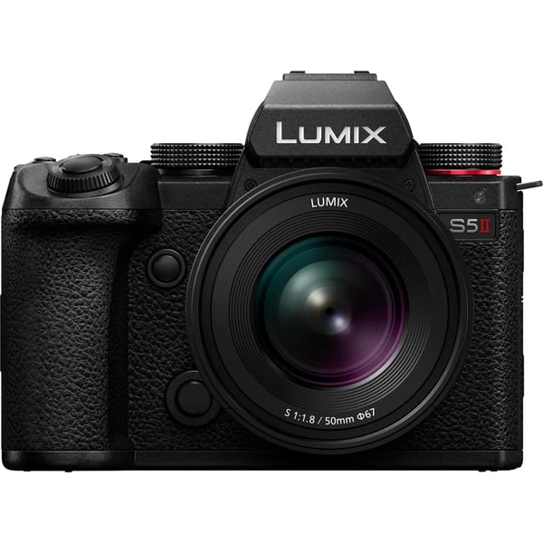 Panasonic Lumix S5 II, 24,2 MP, 12000 x 8000 pikseliä, CMOS, 6K Ultra HD, Kosketusnäyttö, Musta
