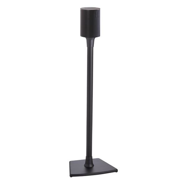 Sanus WSSE12 - Stativ - fast - for høyttalere - stål - svart - plassering på gulv (en pakke 2) - for Sonos Era 100