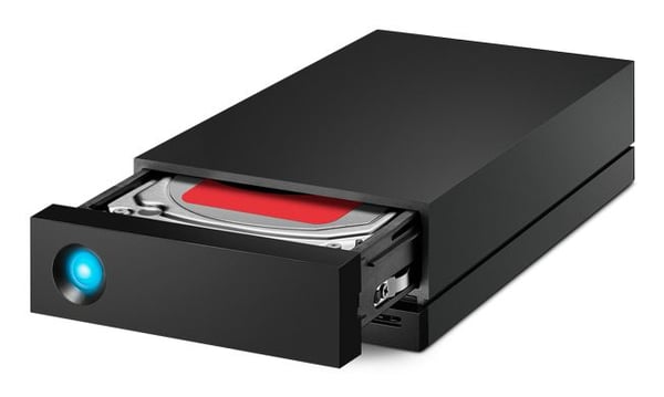 LaCie 1big Dock - Harddiskarray - 30 TB - 1 brønner (SATA-600) - HDD 30 TB x 1 - USB 3.0, Thunderbolt 3 (ekstern) - med 5-års Rescue Data Recovery ...