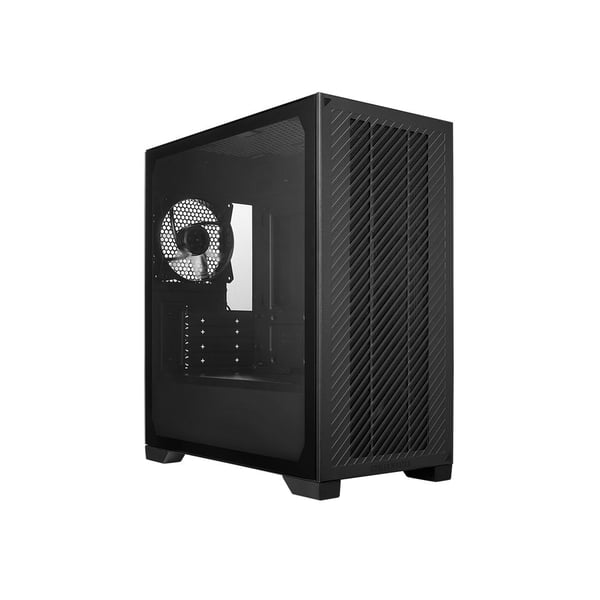 Cooler Master Elite 301 Lite - MT - micro ATX - sidepanel med vindu (herdet glass) - ingen strømforsyning (ATX) - svart - USB/lyd