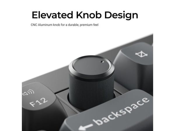Keychron V6 Ultra 8K näppäimistö Bluetooth V6U-D4 QWERTY Banana-kytkimet, musta