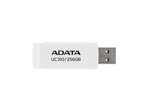 ADATA UC310 - USB-flashstasjon - 256 GB - USB 3.2 Gen 1 - hvit