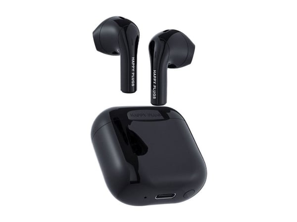 Happy Plugs JOY True Wireless-ørepropper med Bluetooth, svart