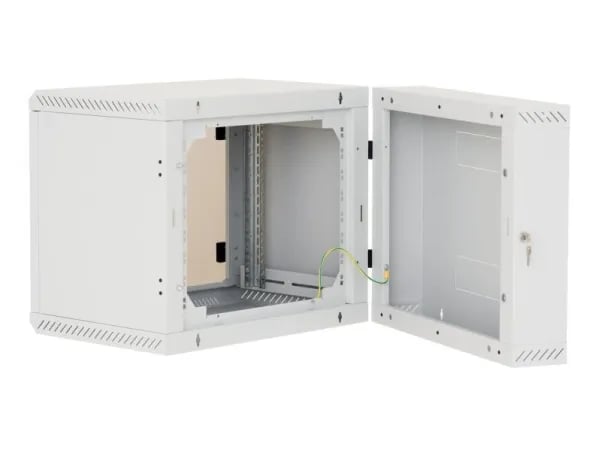 Triton Delta B 6D - Skap - veggmonterbar - RAL 7035 - 18U - 19"