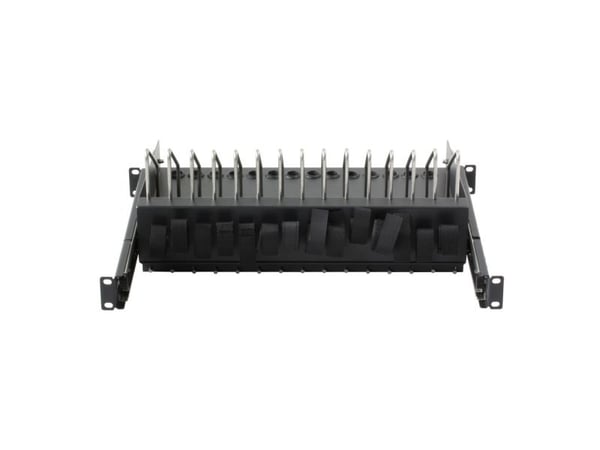 Techly I-CABINET-TRAY14BK utdragbar rackhylla, 19", 14 fack
