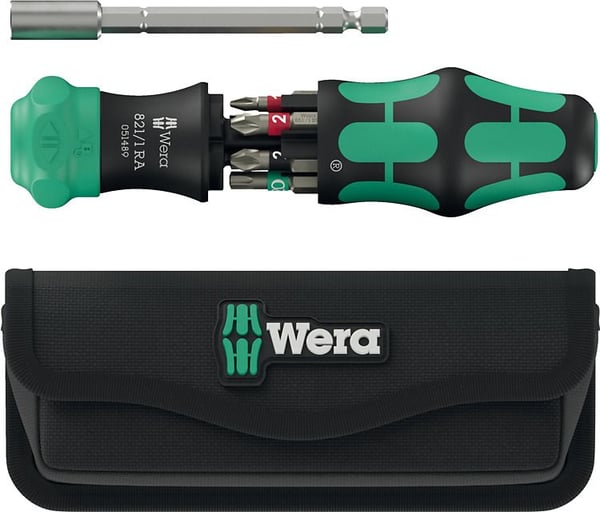 Wera Kraftform Kompakt 28 RA räikkäruuvitalttasarja, 6 kärkeä, pussilla 1